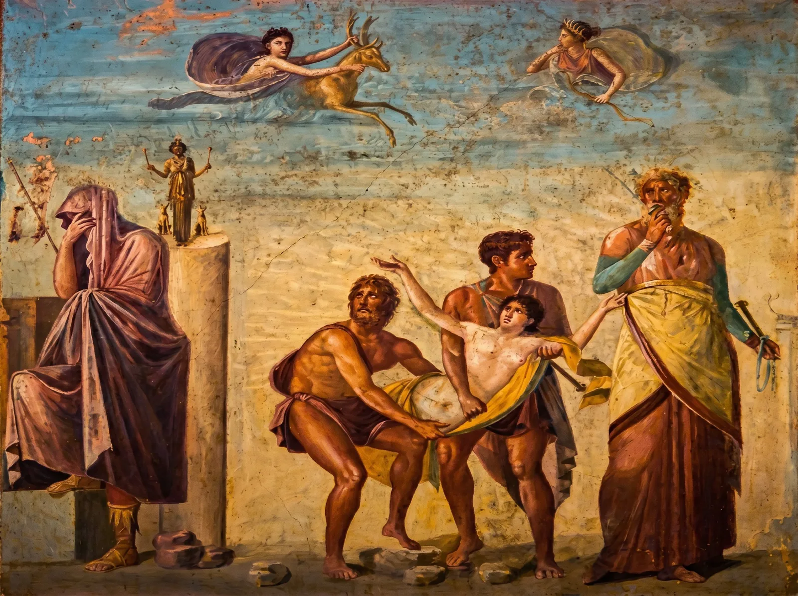 The duel of two seers — Mopsus and Calchas